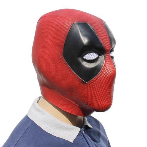 Deadpool Captain America Latex Full Head Helmet Party Costume Props