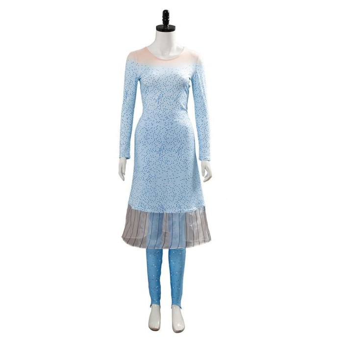Frozen 2 Princess Elsa Cosplay Costume