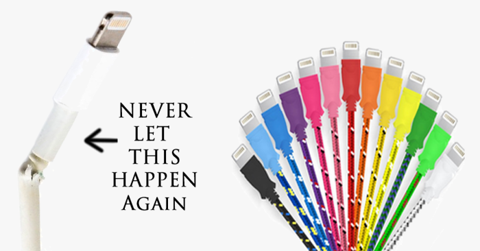 Braided Lightning Cable For Iphone & Android -Bfcm