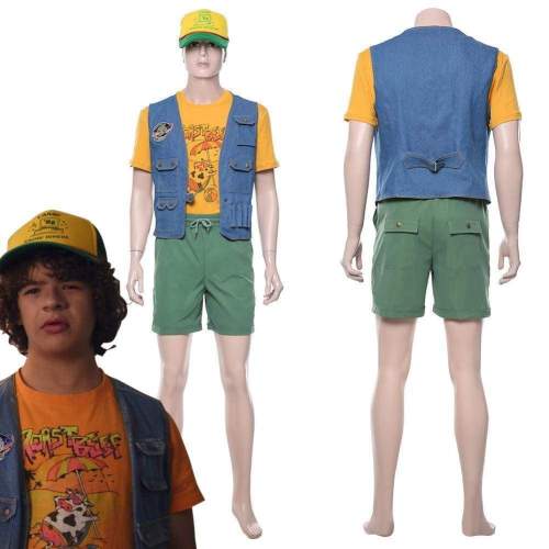 Stranger Things Season 3 Dustin Henderson Outfit Cosplay Costume