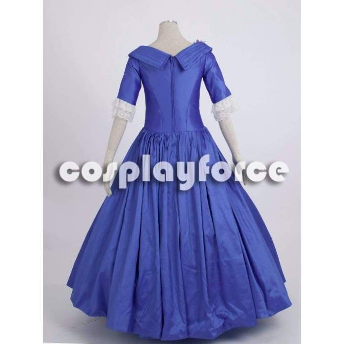 Film The Young Victoria Blue Cosplay Court Dress