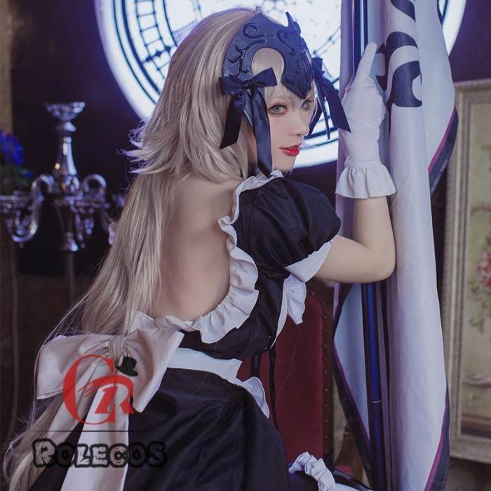 Fate Grand Order Fgo Alter Dress Costume Maid Outfit For Girls