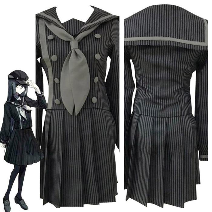 Danganronpa V3 Cosplay Saihara Shuichi School Uniform Skirts Outfit Cosplay Costume