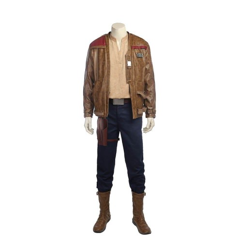 Star Wars 8 : The Last Jedi Finn Costume Halloween Cosplay Costume Adult Men