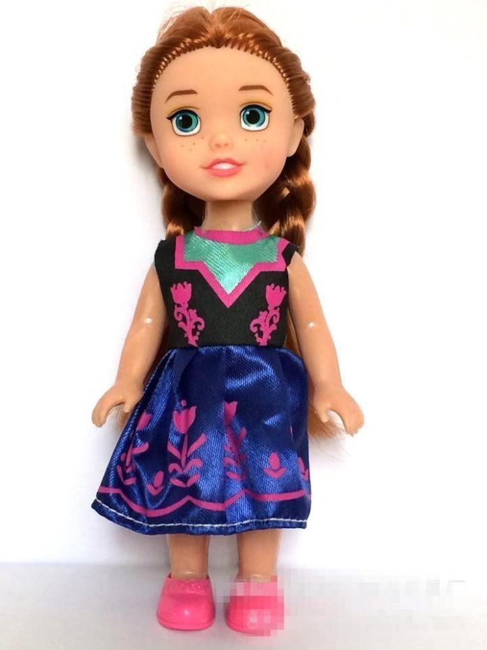 Frozen Princess Anna Elsa Dolls For Girls Toys Princess Anna Elsa Dolls Small Plastic Baby Dolls