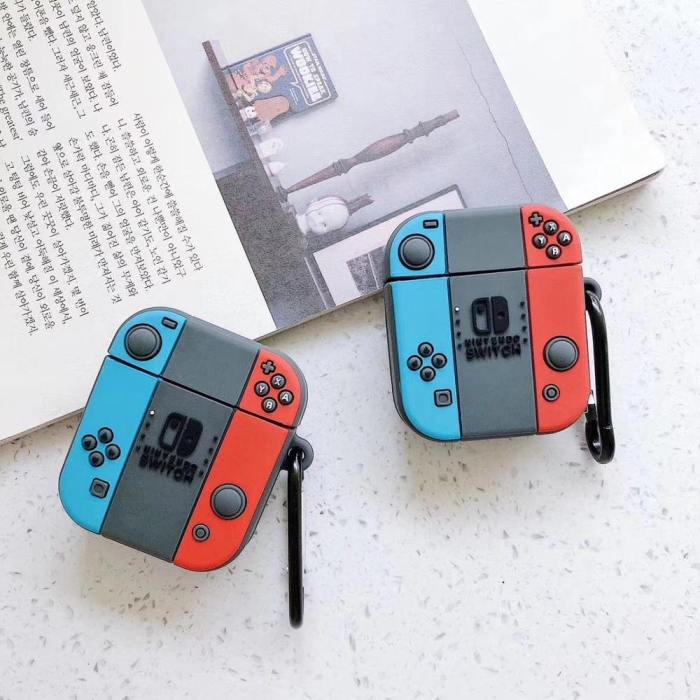 Switch Game Console Apple Airpods Protective Case With Keyring