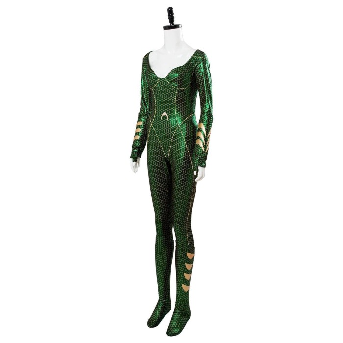 Aquaman Mera Jumpsuit Outfit Cosplay Costume