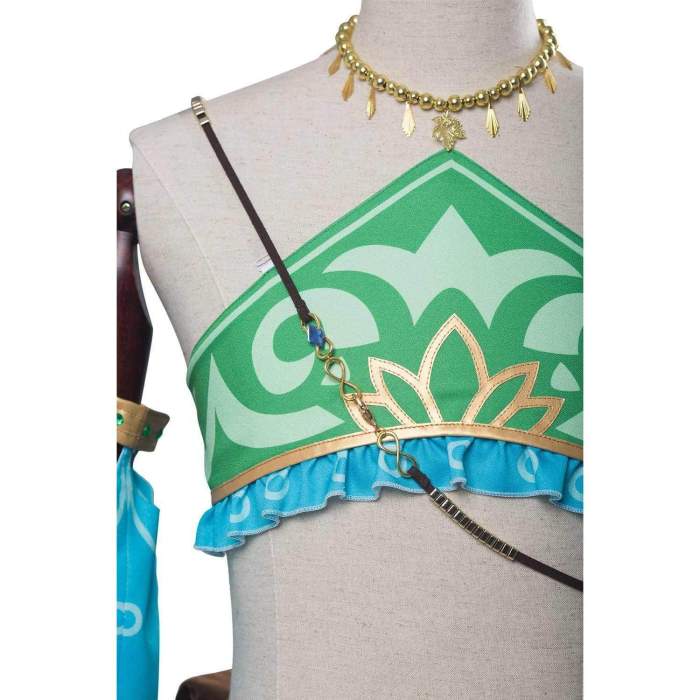 The Legend Of Zelda: Breath Of The Wild Link Outfit Cosplay Costume For Females Women