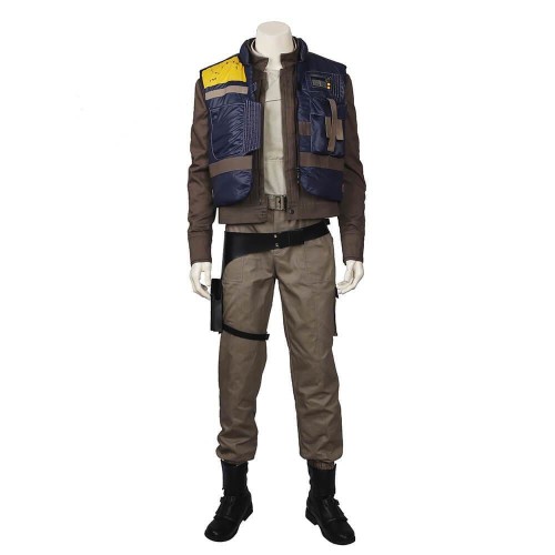 Star Wars Captain Cassian Andor Suit Halloween Party Men Cosplay Costume