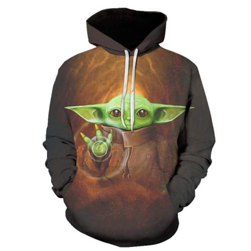 Star Wars Hoodie - Jedi Master Yoda Pullover Hoodie