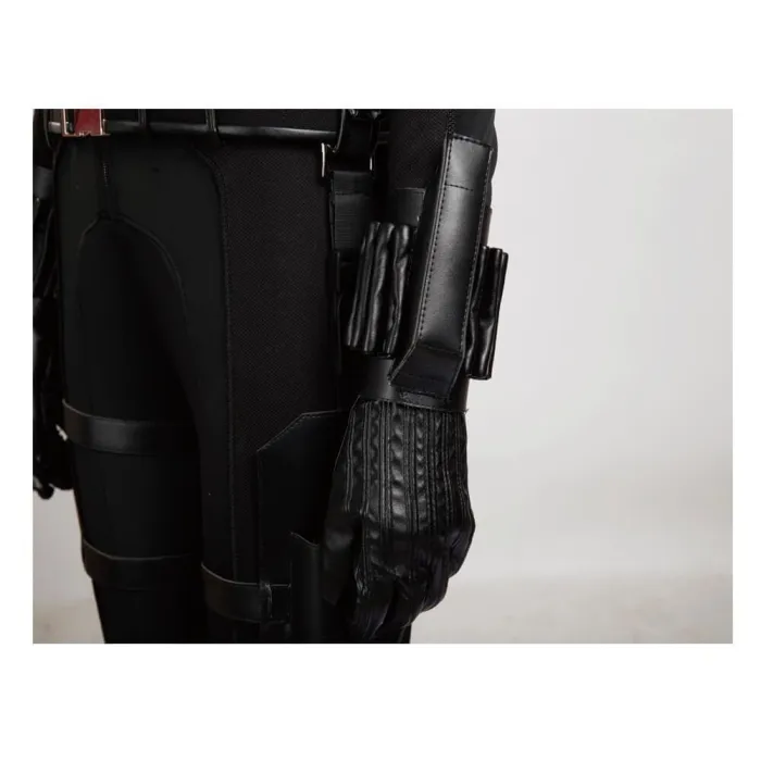 Captain America 3 Black Widow Costume Halloween Cosplay Suit