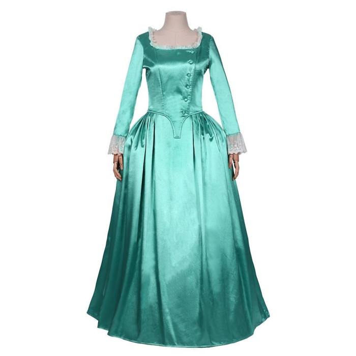 Musical-Hamilton Blue Locklino Lin Dress Halloween Carnival Suit Cosplay Costume