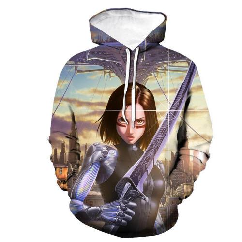 Alita Hoodie - Battle Angel Pullover Hoodie Csos954