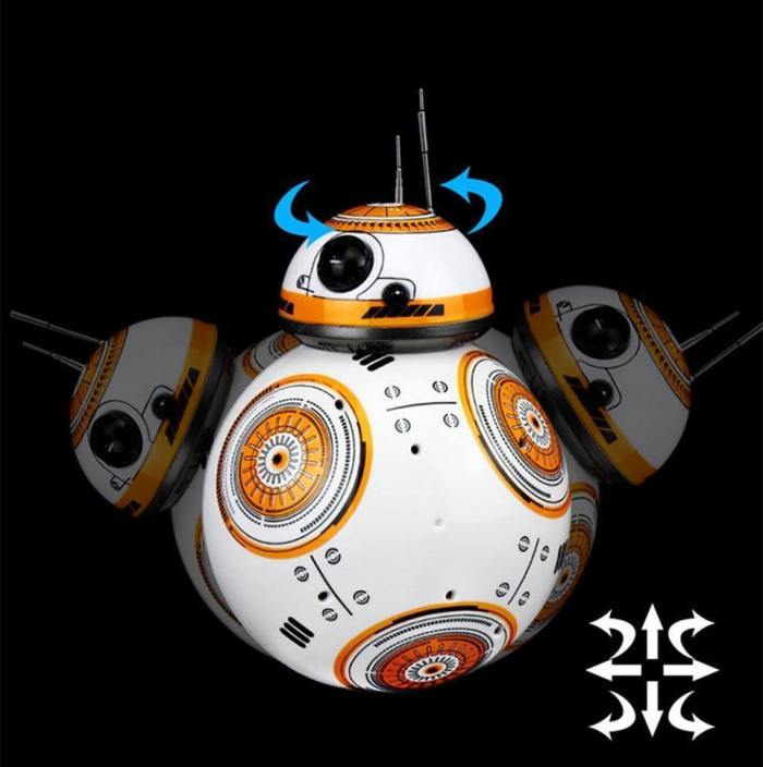 Star Wars Sound Dancing Electric Rc Robots Bb8 Small Ball 2.4G Remote Control Action Figure Kid Toys Intelligent Model Gifts