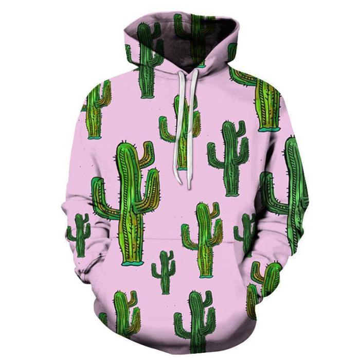 Cactus 3D - Sweatshirt, Hoodie, Pullover