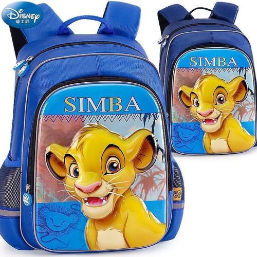 38Cm Genuine  The Lion King 3D Simba Backpack Kids Boys Girl Cartoon Lion King School Cute Bag Children Toy Birthday Gift
