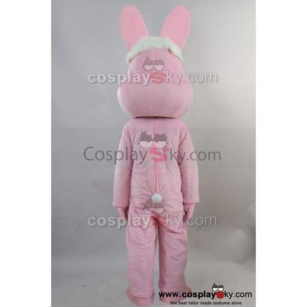 Pink Rabbit Bunny Mascot Costume Adult Size