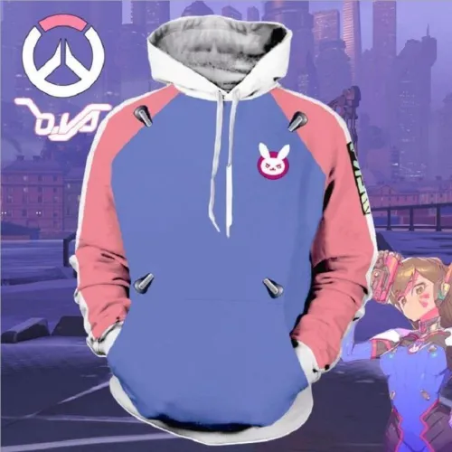 Overwatch Hoodie - Dva Pullover Hoodie Csos580