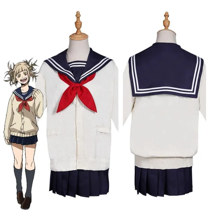 Boku No Hero Academia My Hero Academia Himiko Toga Top Skirt Outfits Halloween Carnival Suit Cosplay Costume