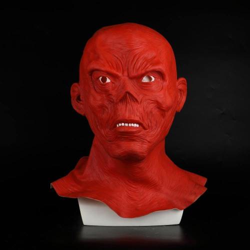 Star Wars Horror Full Head Masquerade Red Skull Hood Latex Mask Halloween Cosplay Zombie Mask New