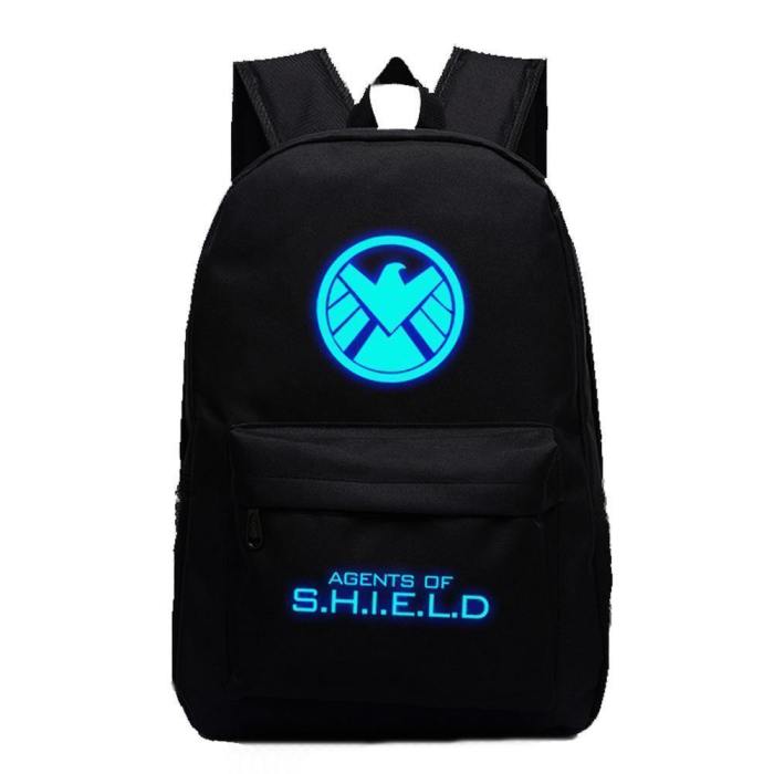 Marvel Comic The Agent Of S.H.I.E.L.D Luminous Computer Backpack 19X12'' Csso107
