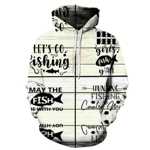 Let'S Go Fishing 3D - Sweatshirt, Hoodie, Pullover