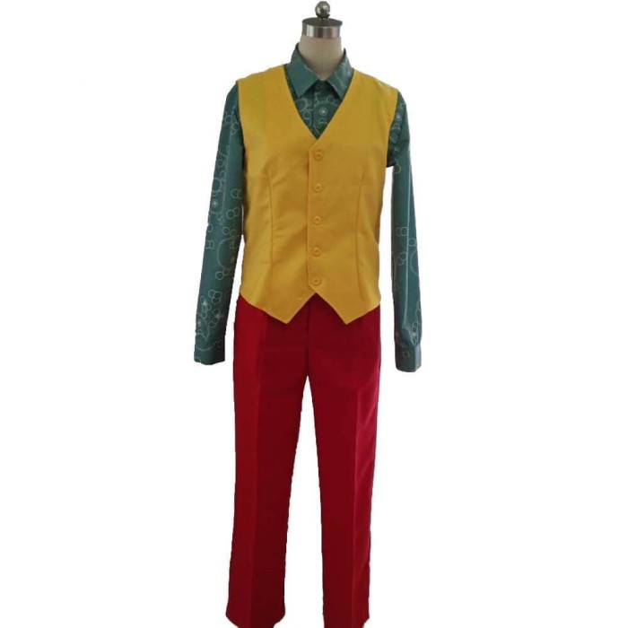 Joker  Clown Cosplay Costume