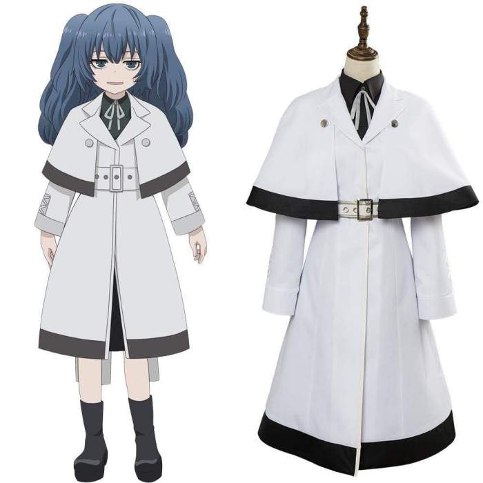 Tokyo Ghoul:Re Saiko Yonebayashi Cosplay White Coat Costume