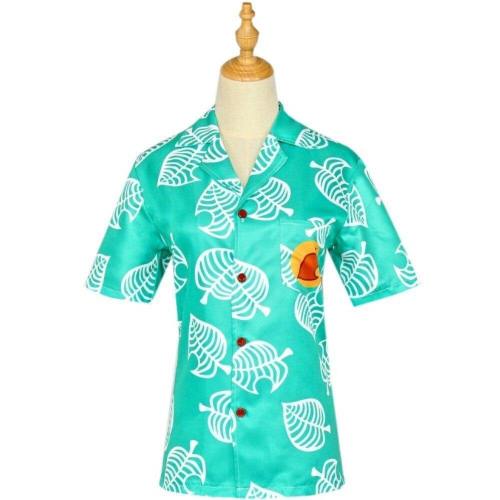 Adult Kids Animal Crossing Tom Nook T-Shirt Cosplay Costume Tops Shirt