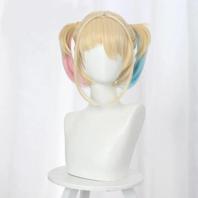 Birds Of Prey Harley Quinn Wig Suicide Squad Halloween Cosplay Wig For Girl