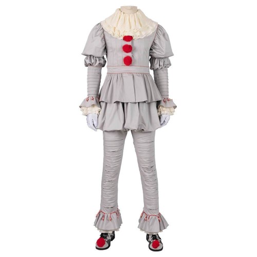 Joker Pennywise Costume Scary Halloween Cosplay It Chapter Two The Clown It Outfit Custom Made