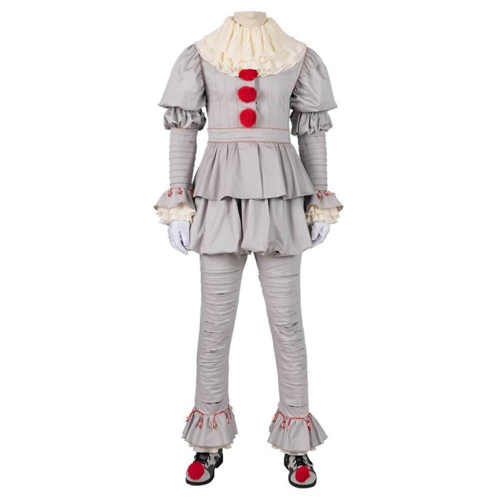 Joker Pennywise Costume Scary Halloween Cosplay It Chapter Two The Clown It Outfit Custom Made