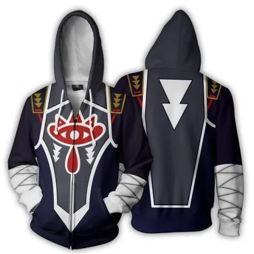 The Legend Of Zelda Sheik Zip Up Hoodie
