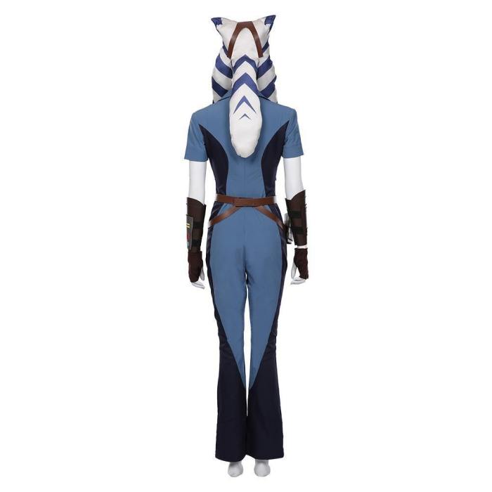 Star Wars: The Clone Wars Season 7-Ahsoka Tano Overalls Halloween Carnival Costume Cosplay Costume