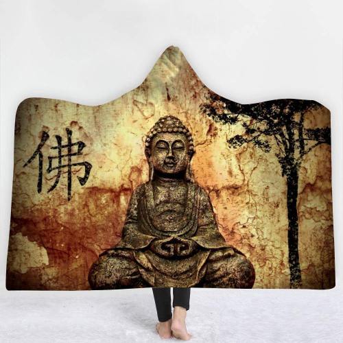 Buddha Zen Hooded Blanket