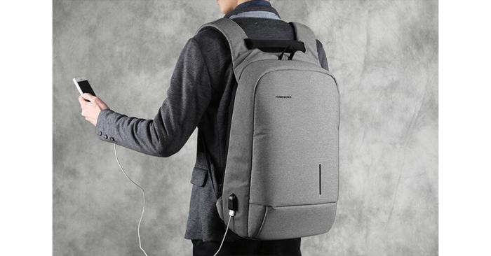 Men'S Multifunction Usb Computer Backpack