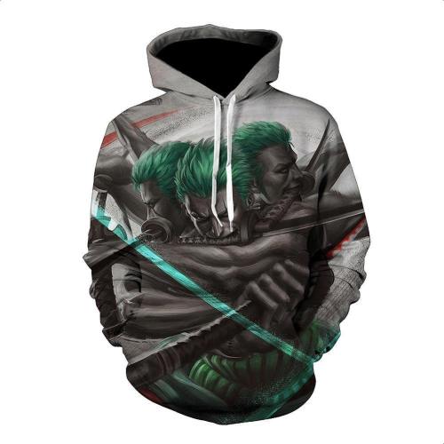 One Piece Hoodie - Zoro Pullover Hoodie Csso015