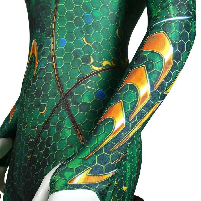 Aquaman Adult Mera Aqua Man Justice Alliance Jumpsuit Cosplay Costume