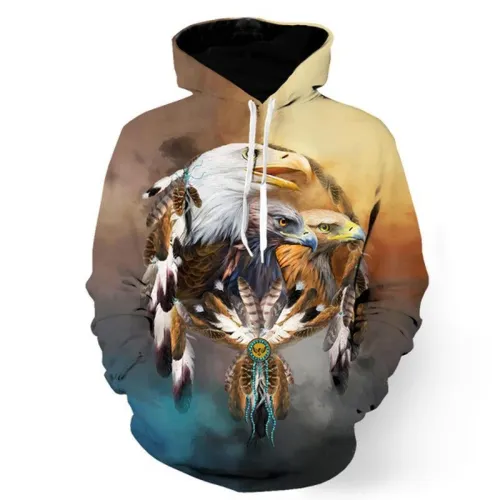 Spiritual Tribal Eagles Sweatshirt/Hoodie