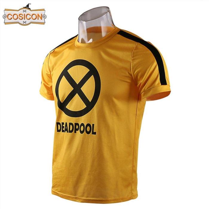 Marvel Superhero Deadpool Cosplay Short Sleeve T-Shirt