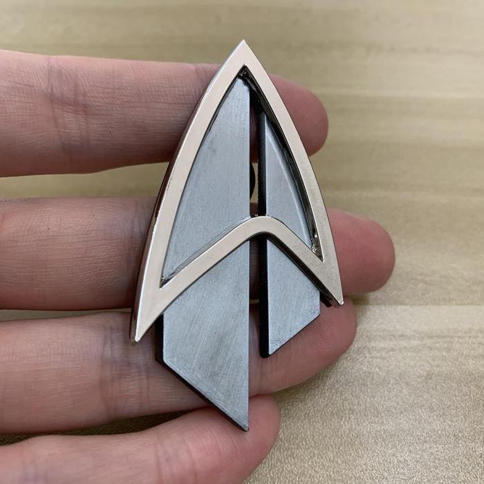 Star Trek Admiral Jl Picard Pin The Next Generation Communicator Gold Pin Brooches Badge  Accessories Badge Metal