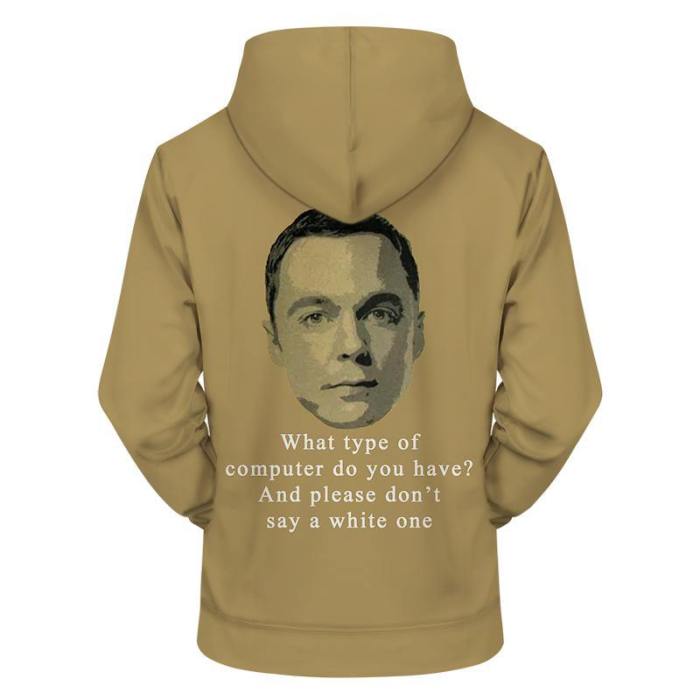 Sheldon Copper Geek 3D - Sweatshirt, Hoodie, Pullover