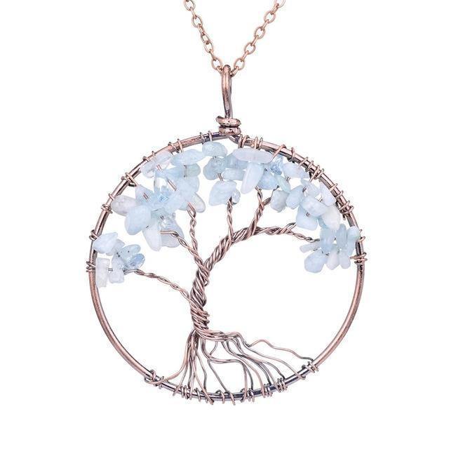 Tree Of Life Stone Necklace