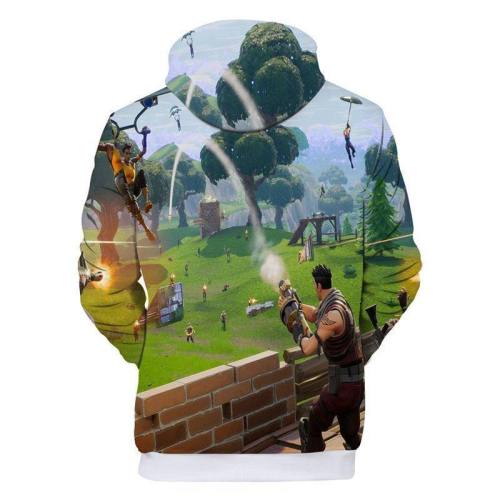 Fortnite 3D Unisex Hoodie Youth Pullover Sweatshirt