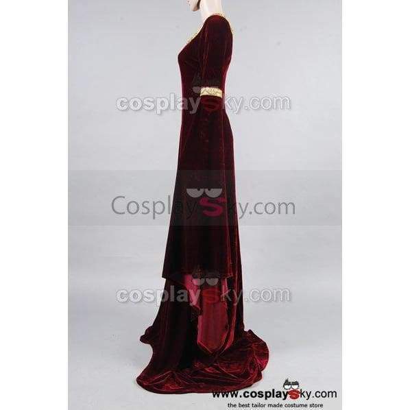 The Lord Of The Rings Arwen'S Cranberry Gown Dress