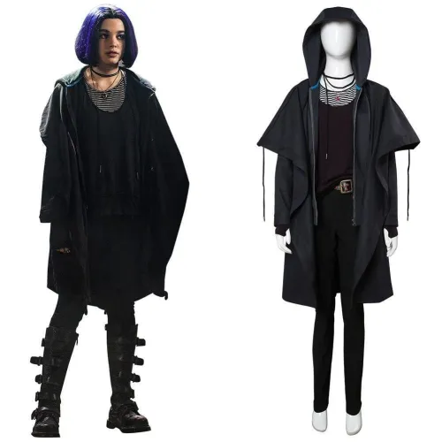 Titans Raven Rachel Roth Outfit Cosplay Costume