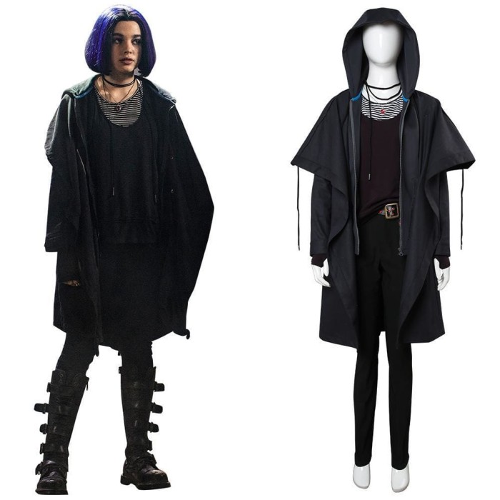 Titans Raven Rachel Roth Outfit Cosplay Costume