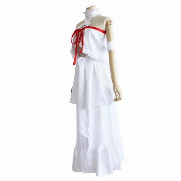 Sword Art Online Asuna Yuuki Asuna Dress Cosplay Costume