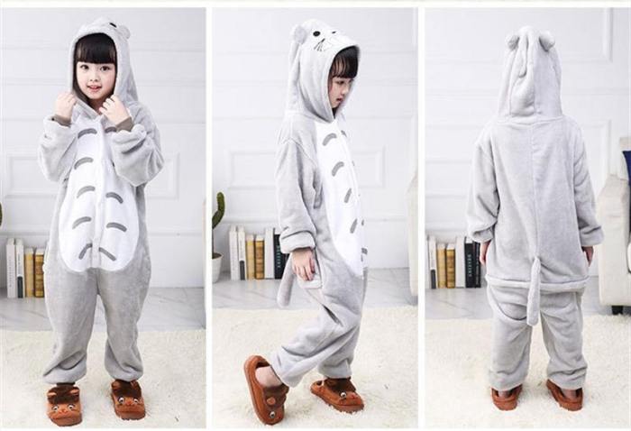 Child Romper Cute Totoro Costume For Kids Onesie Pajamas For Girls Boys