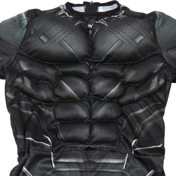 Boys Civil War Black Panther Deluxe Superhero Halloween Cosplay Costume